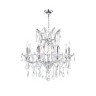 CWI Lighting Maria Theresa 8311P24C-9 (Clear) Chrome 9 Lights 540W Chandelier