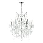 CWI Lighting Maria Theresa 8311P30C-13 (Clear) Chrome 13 Lights 780W Chandelier