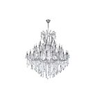CWI Lighting Maria Theresa 8318P60C-49 (Clear)-A Chrome 49 Lights 2940W Chandelier