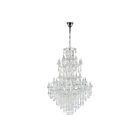 CWI Lighting Maria Theresa 8318P70C-84 (Clear)-A Chrome 84 Lights 5040W Chandelier