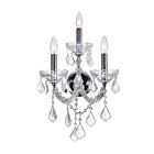 CWI Lighting Maria Theresa 8318W12C-3 (Clear) Chrome 3 Lights 180W Wall Sconce