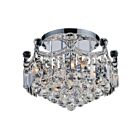 CWI Lighting Amanda 8421C16C Chrome 6 Lights 360W Flush Mount