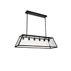 CWI Lighting Alyson 9601P42-6-101 Black 6 Lights 360W Chandelier