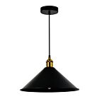 CWI Lighting Brave 9605P14-1-101-B 1-Light 60W Black Mini Pendant