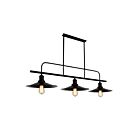 CWI Lighting Brave 9605P46-3-101 Black 3 Lights 180W Chandelier