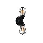 CWI Lighting Tomaso 9610W6-2-101 Black 2 Lights 120W Wall Sconce