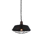 CWI Lighting Morgan 9611P14-1-101 Black 1 Light 60W Pendant