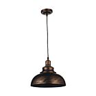 CWI Lighting Vogel 9612P15-1-128 Antique Copper 1 Light 60W Chandelier