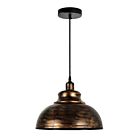 CWI Lighting Vogel 9612P15-1-128 Antique Copper 1 Light 60W Chandelier