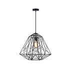 CWI Lighting Bagheera 9625P20-1-101 Black 1 Light 60W Chandelier