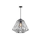 CWI Lighting Bagheera 9625P20-1-101 Black 1 Light 60W Chandelier