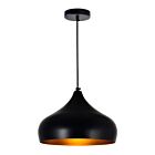 CWI Lighting Dynamic 9633P16-1-101 Black 1 Light 60W Chandelier