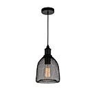 CWI Lighting Drea 9638P7-1-101 Black 1 Light 60W Pendant