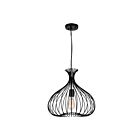 CWI Lighting Darleen 9650P16-1-101 Black 1 Light 60W Chandelier