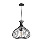 CWI Lighting Darleen 9650P16-1-101 Black 1 Light 60W Chandelier