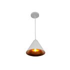 CWI Lighting Keila 9666P10-1-142 Matte White And Gold 1 Light 60W Pendant