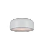 CWI Lighting Campton 9688C14-2-172 White 2 Lights 120W Flush Mount