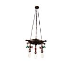 CWI Lighting Manor 9718P22-3-210-A Speckled copper 3 Lights 180W Chandelier