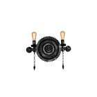 CWI Lighting Soto 9737W24-2-187 Gray 2 Lights 120W Wall Sconce