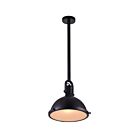 CWI Lighting Strum 9760P12-1-101 Black 1 Light 60W Pendant