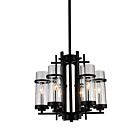CWI Lighting Sierra 9827P18-6-101 Black 6 Lights 360W Chandelier