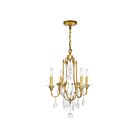 CWI Lighting Electra 9836P17-4-125 Oxidized Bronze 4 Lights 240W Chandelier