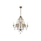 CWI Lighting Electra 9836P28-6-125 Oxidized Bronze 6 Lights 360W Chandelier