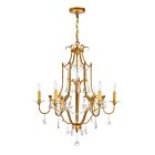 CWI Lighting Electra 9836P28-6-125 Oxidized Bronze 6 Lights 360W Chandelier