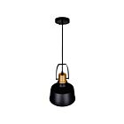CWI Lighting Elisa 9845P9-101 Black 1 Light 60W Pendant