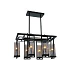 CWI Lighting Vanna 9858P27-6-RC-101 Black 6 Lights 360W Chandelier