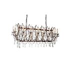 CWI Lighting Phraya 9910P58-24-199 Light Brown 24 Lights 1440W Chandelier
