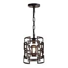 CWI Lighting Litani 9913P10-1-205 Brown 1 Light 60W Pendant