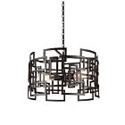 CWI Lighting Litani 9913P19-3-205 Brown 3 Lights 180W Chandelier