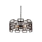 CWI Lighting Litani 9913P25-4-205 Brown 4 Lights 240W Chandelier