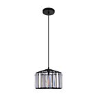 CWI Lighting Alethia 9942P10-1-101-C Black 1 Light 60W Pendant