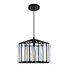 CWI Lighting Alethia 9942P10-1-101-C Black 1 Light 60W Pendant