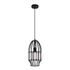 CWI Lighting Alethia 9942P7-1-101 Black 1 Light 60W Pendant