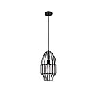 CWI Lighting Alethia 9942P7-1-101 Black 1 Light 60W Pendant
