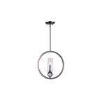 CWI Lighting Elton 9951P15-1-606 Satin Nickel 1 Light 60W Chandelier