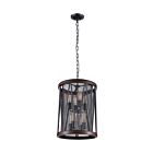 CWI Lighting Parsh 9954P16-8-101 Pewter 8 Lights 480W Chandelier