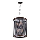 CWI Lighting Parsh 9954P16-8-101 Pewter 8 Lights 480W Chandelier