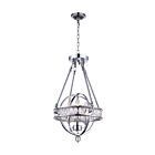 CWI Lighting Arkansas 9957P12-3-601 Chrome 3 Lights 180W Pendant
