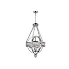 CWI Lighting Arkansas 9957P16-4-601 Chrome 4 Lights 240W Chandelier