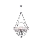 CWI Lighting Arkansas 9957P42-12-601 Chrome 12 Lights 720W Chandelier