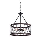 CWI Lighting Amazon 9966P23-5-242-A Gun Metal 5 Lights 300W Chandelier