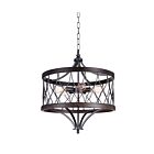 CWI Lighting Amazon 9966P23-5-242-B Gun Metal 5 Lights 300W Chandelier