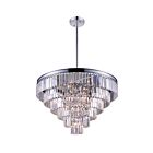 CWI Lighting Weiss 9969P30-15-601 Chrome 15 Lights 900W Chandelier