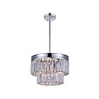 CWI Lighting Weiss 9969P8-5-601 Chrome 5 Lights 200W Pendant
