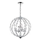 CWI Lighting Esia 9970P19-4-601 Chrome 4 Lights 240W Chandelier