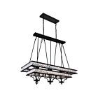CWI Lighting Shalia 9972P47-20-101 20-Lights 1200W Black Chandelier